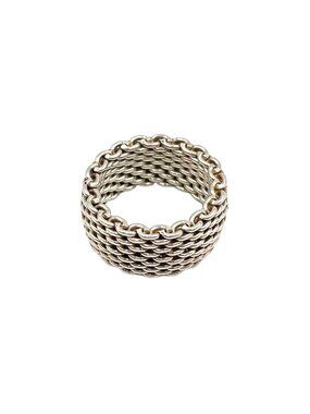 Tiffany & Co Somerset Mesh Silver Ring